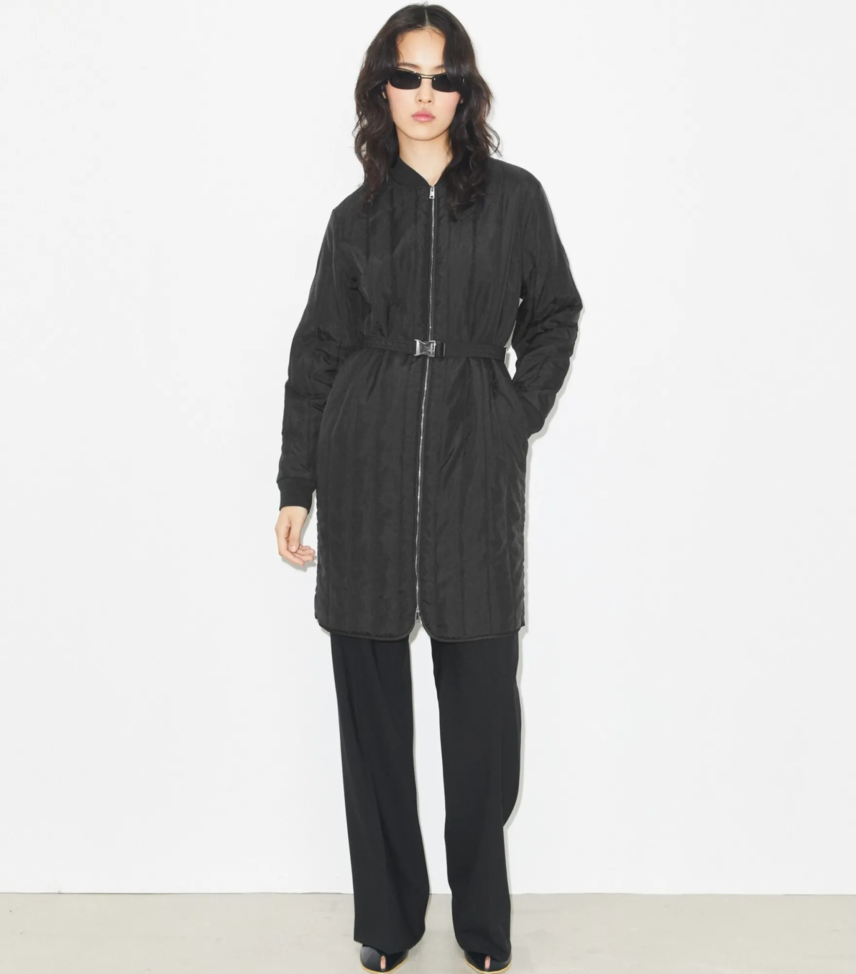 GEFÜTTERTER STEPPMANTEL AUS NYLON