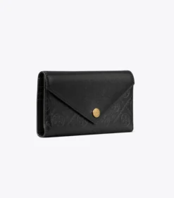 GELDBÖRSE IM KUVERT-STIL AUS LEDER MIT T-MONOGRAMM