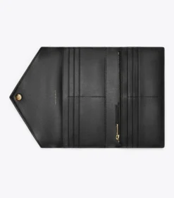 GELDBÖRSE IM KUVERT-STIL AUS LEDER MIT T-MONOGRAMM