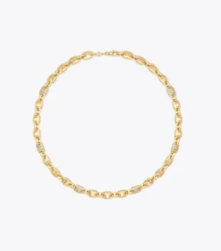 GEMINI LINK PAVÉ NECKLACE