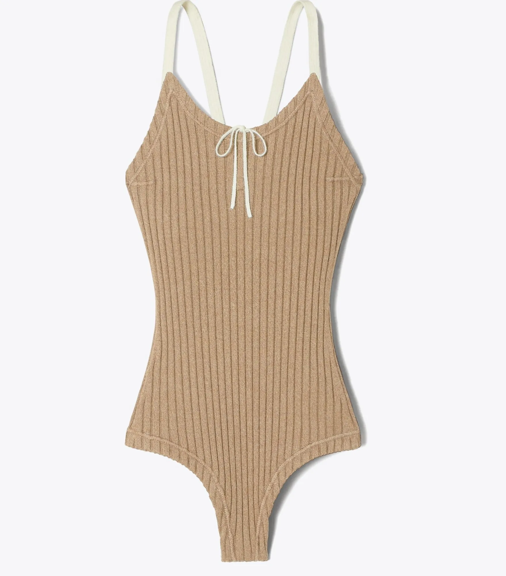GERIPPTER BODY IN COLORBLOCK-OPTIK