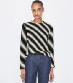 GESTREIFTER WOLLPULLOVER