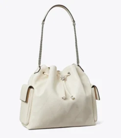 GROSSE GESTEPPTE CHARLIE SCHULTERTASCHE MIT TUNNELZUG