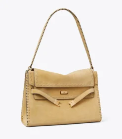 GROSSE LEE RADZIWILL SCHULTERTASCHE AUS WILDLEDER