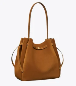 GROSSE ROMY BUCKET BAG AUS WILDLEDER