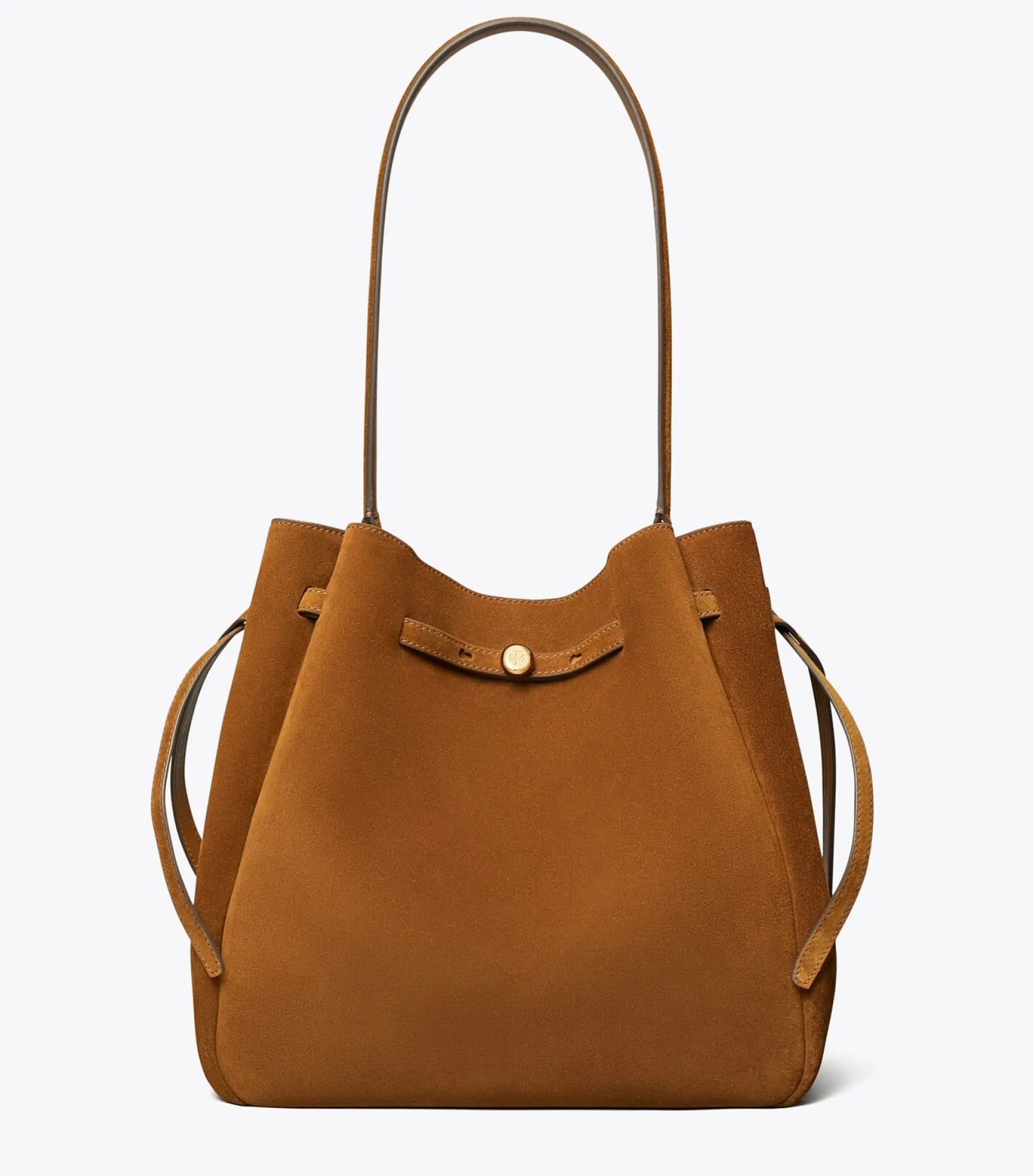 GROSSE ROMY BUCKET BAG AUS WILDLEDER