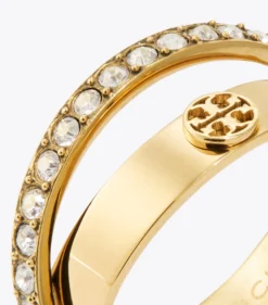 ICON DOPPELRING MIT PAVÉ