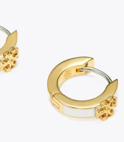 ICON HUGGIE OHRRING MIT EMAILLE