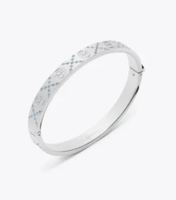 ICON PAVÉ-SCHARNIERARMREIF MIT T-MONOGRAMM