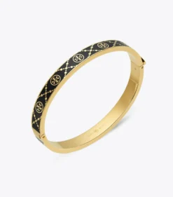 ICON SCHARNIERARMREIF MIT T-MONOGRAMM