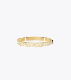 ICON SCHARNIERARMREIF MIT T-MONOGRAMM