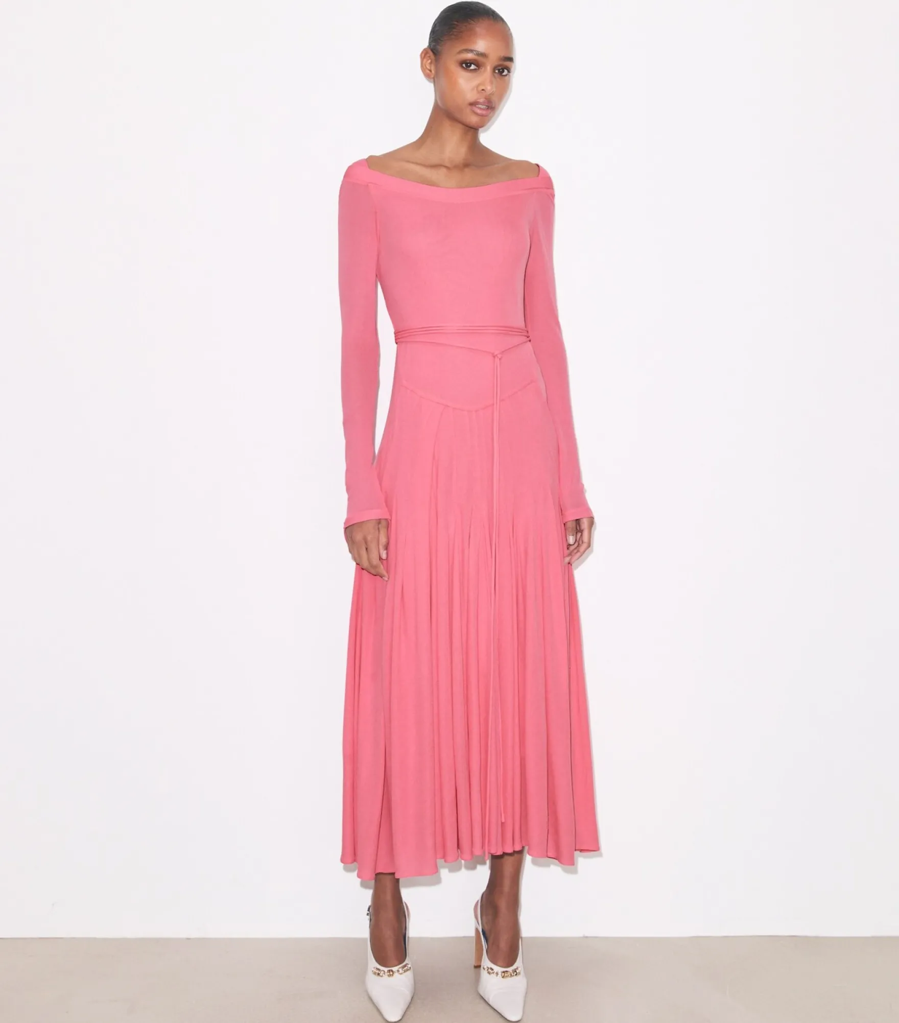 JERSEYKLEID AUS VISKOSE