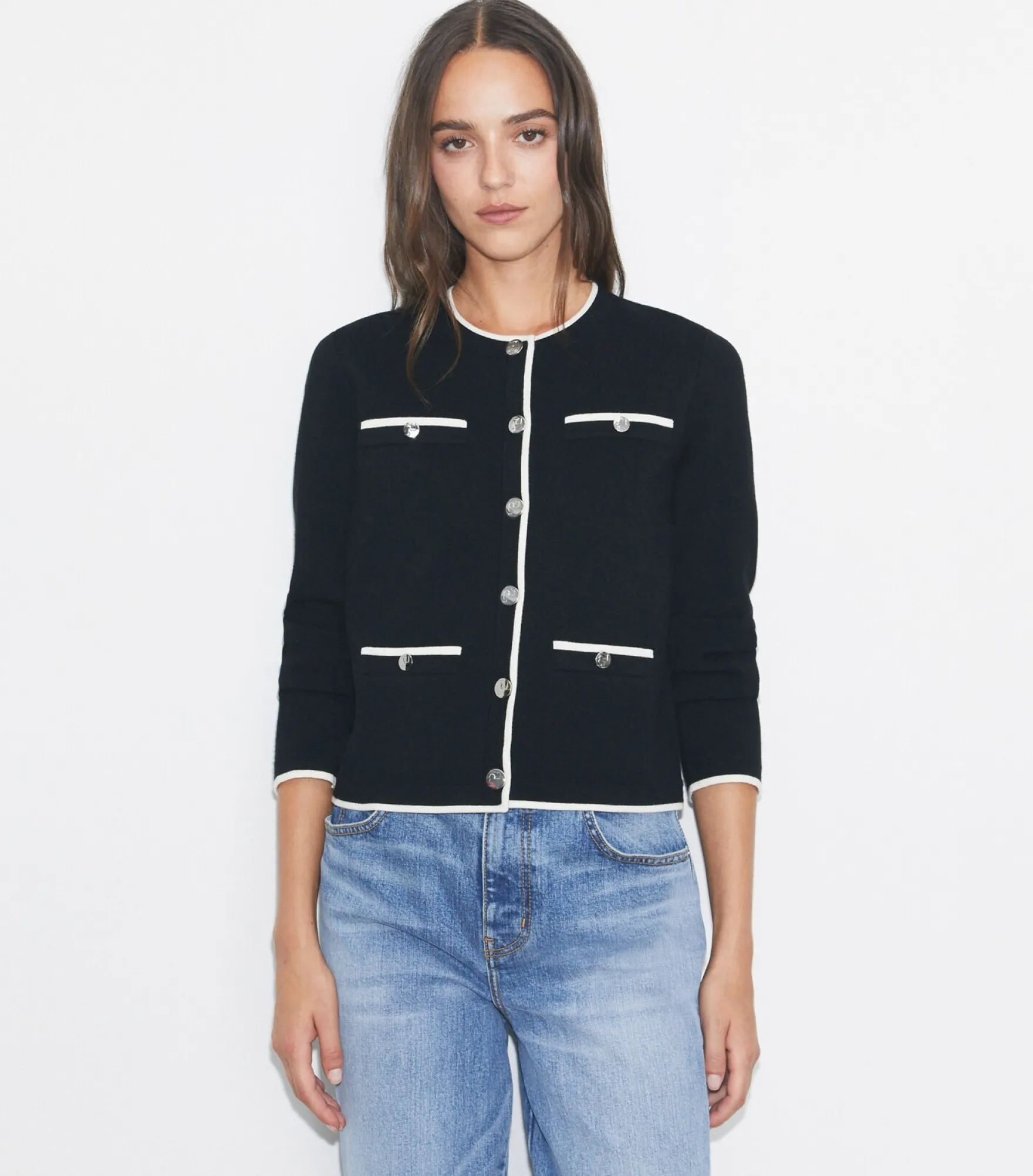 KENDRA CARDIGAN AUS WOLLE