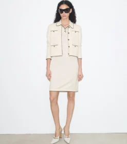 KENDRA CARDIGAN AUS WOLLE MIT WELLENKANTE