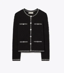 KENDRA CARDIGAN MIT LOGOSPITZE