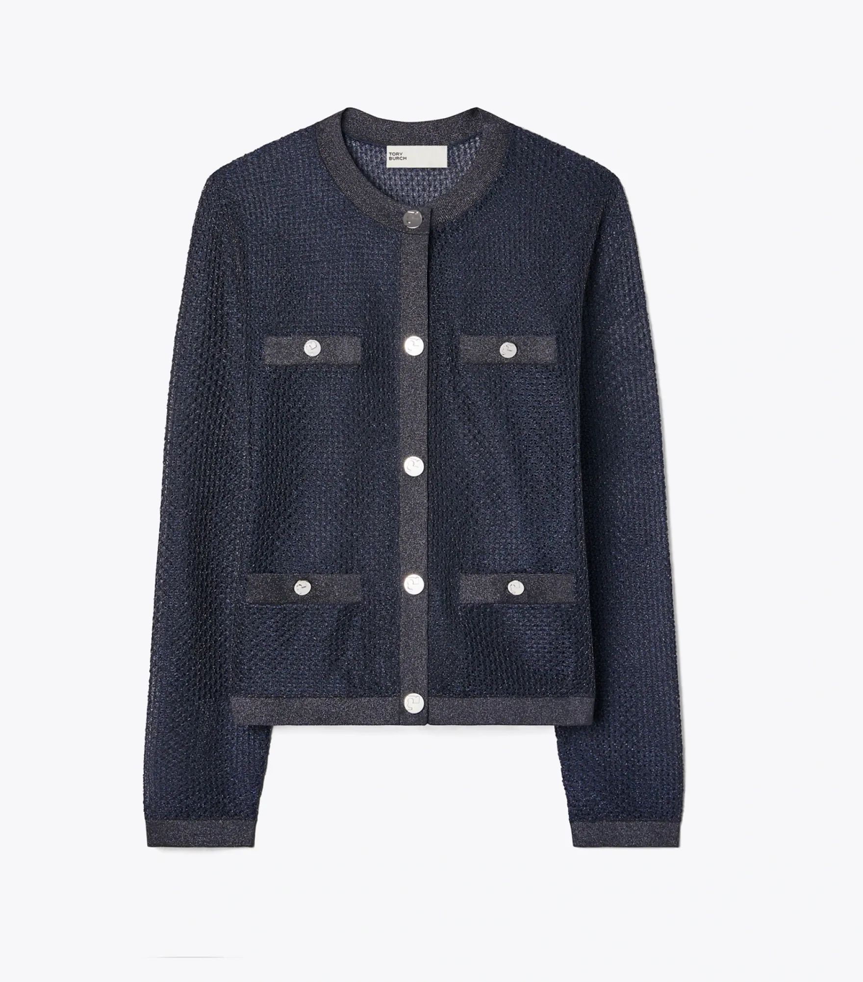 KENDRA MESH-CARDIGAN