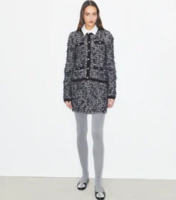 KENDRA TWEED-CARDIGAN