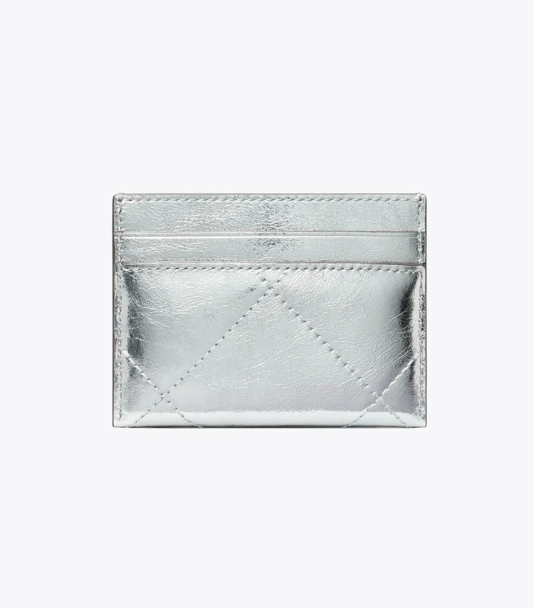 KIRA DIAMOND QUILT METALLIC CARD CASE