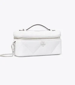 KIRA KOSMETIKTASCHE IN VINTAGE-OPTIK MIT RAUTENSTEPPUNG