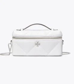 KIRA KOSMETIKTASCHE IN VINTAGE-OPTIK MIT RAUTENSTEPPUNG