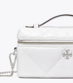 KIRA KOSMETIKTASCHE IN VINTAGE-OPTIK MIT RAUTENSTEPPUNG