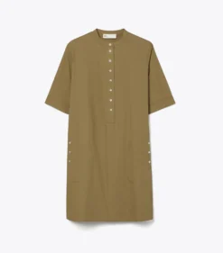 KLEID AUS BAUMWOLL-POPELINE