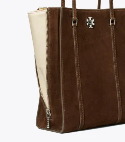 KLEINE KIRA TOTE BAG AUS WILDLEDER MIT DREHVERSCHLUSS