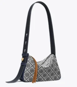 KLEINE ROMY SCHULTERTASCHE MIT T-MONOGRAMM