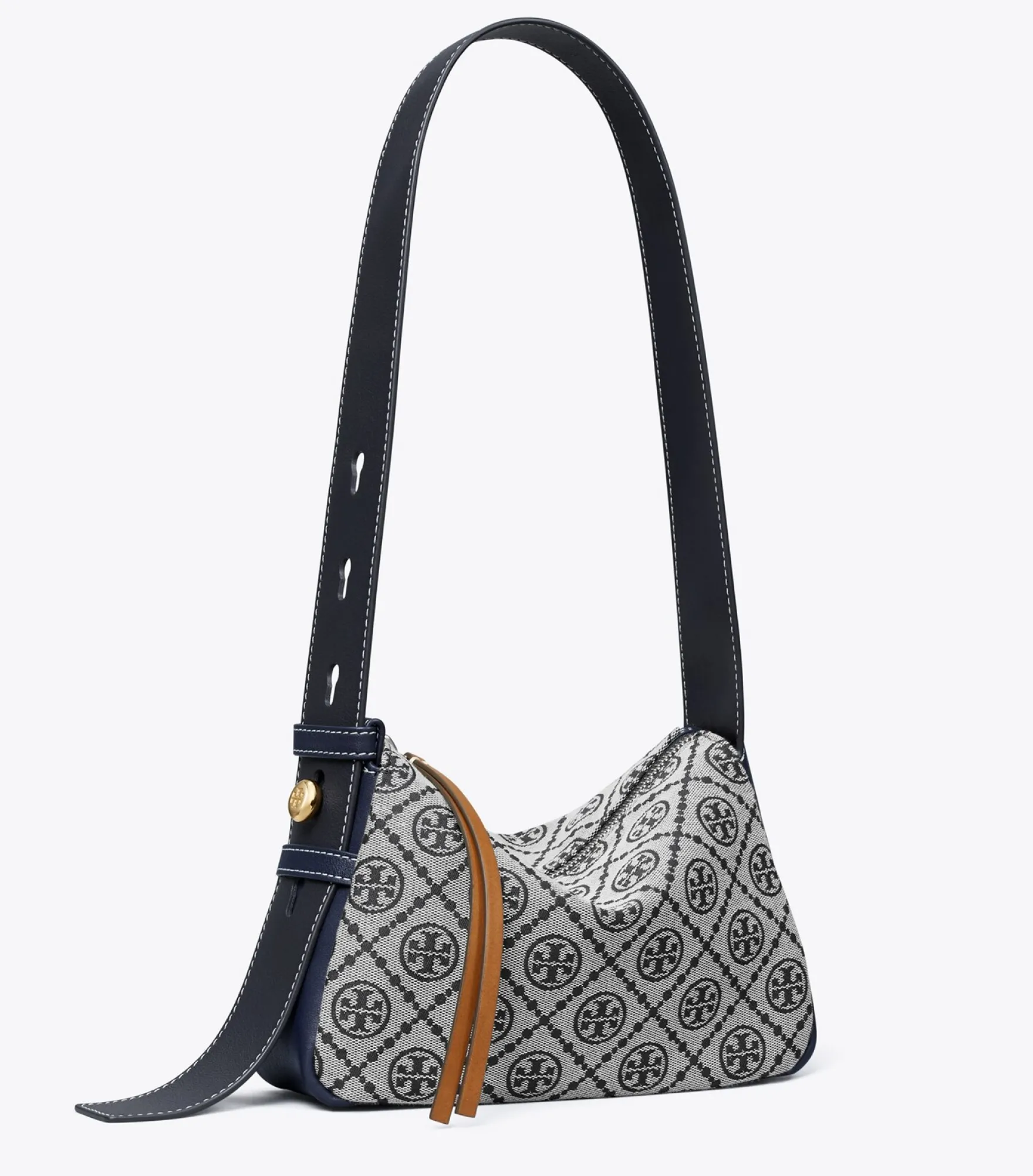KLEINE ROMY SCHULTERTASCHE MIT T-MONOGRAMM