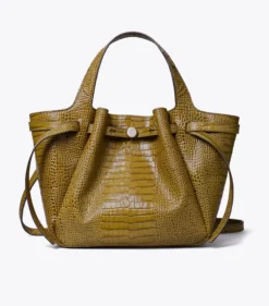 KLEINE ROMY TOTE BAG MIT KROKOPRÄGUNG