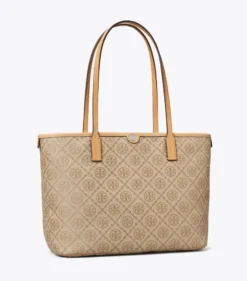 KLEINE TOTE BAG MIT T-MONOGRAMM UND REISSVERSCHLUSS