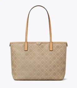 KLEINE TOTE BAG MIT T-MONOGRAMM UND REISSVERSCHLUSS