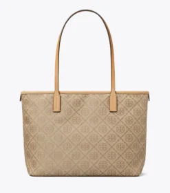 KLEINE TOTE BAG MIT T-MONOGRAMM UND REISSVERSCHLUSS