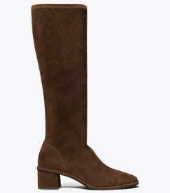 KNIEHOHE STIEFEL MIT ZEHENKAPPE