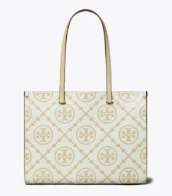 KONTRASTIEREND GEPRÄGTE TOTE BAG MIT T-MONOGRAMM
