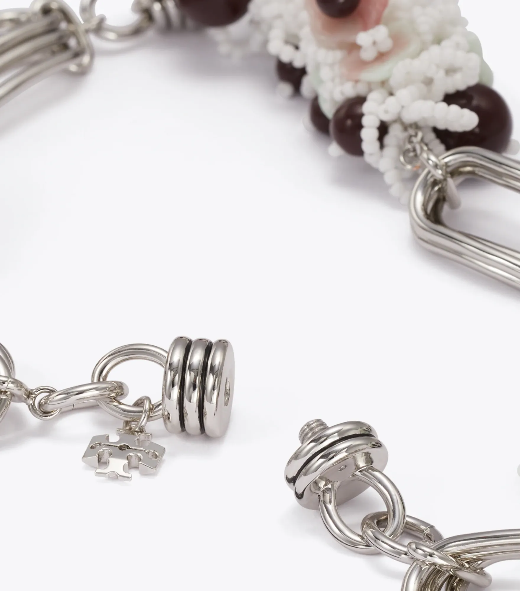 LARGE RUNWAY BEADED NECKLACE