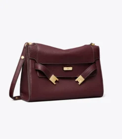 LEE RADZIWILL SCHULTERTASCHE AUS STRUKTURLEDER
