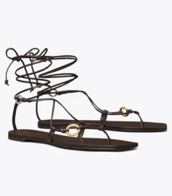 LINKED LACE-UP SANDAL
