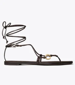 LINKED LACE-UP SANDAL
