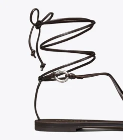 LINKED LACE-UP SANDAL