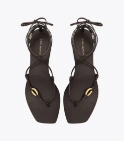 LINKED LACE-UP SANDAL
