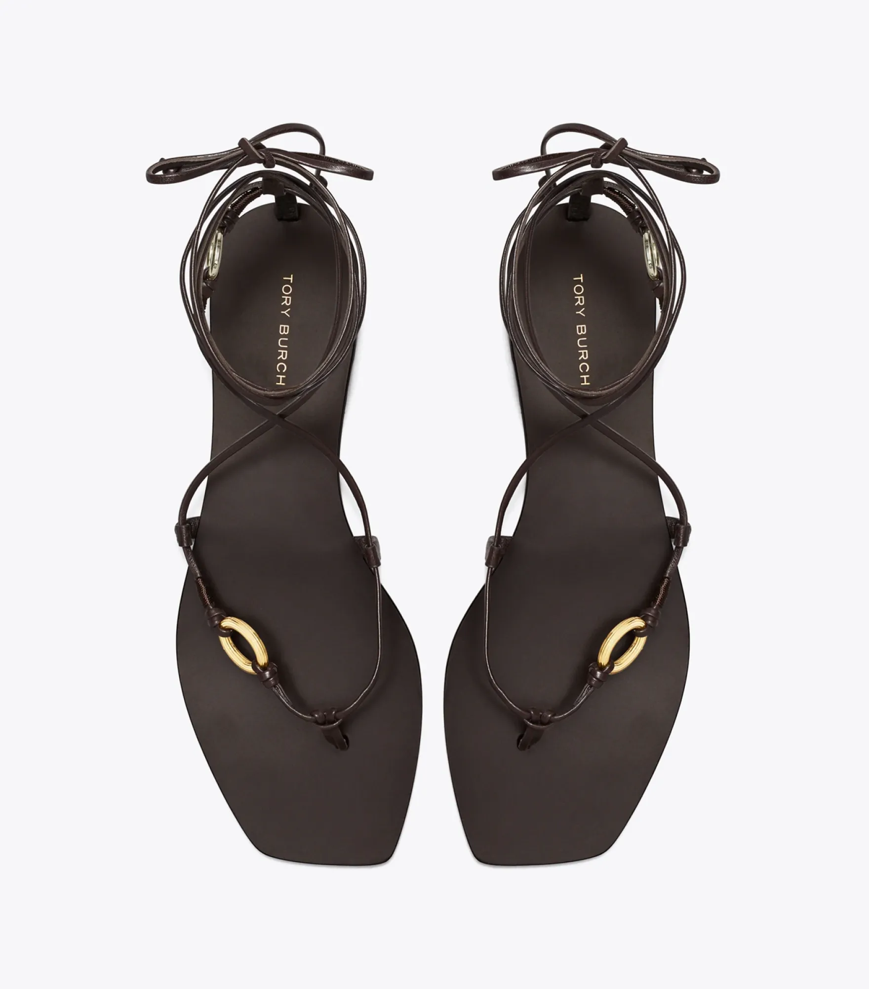 LINKED LACE-UP SANDAL