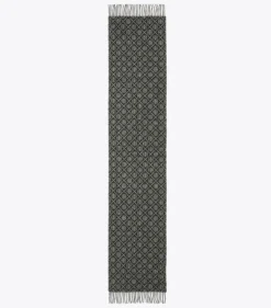 LÄNGLICHER SCHAL MIT T-MONOGRAMM