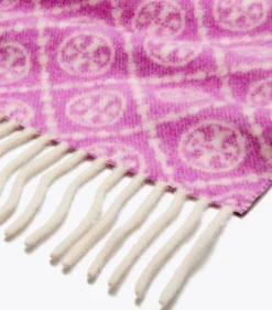LÄNGLICHER SCHAL MIT T-MONOGRAMM
