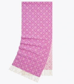 LÄNGLICHER SCHAL MIT T-MONOGRAMM