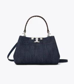 MINI ELEANOR HENKELTASCHE AUS DENIM