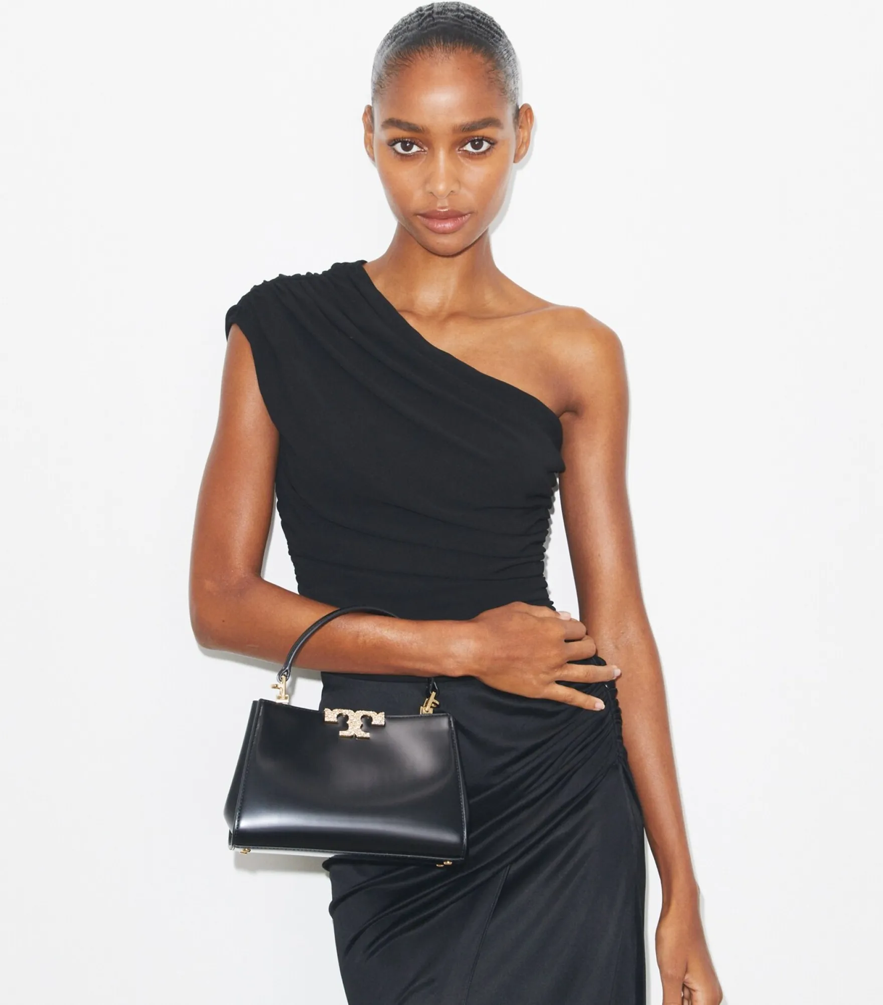 MINI ELEANOR HENKELTASCHE MIT PAVÉ