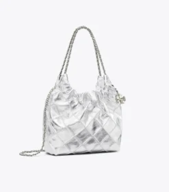 MINI FLEMING HOBO BAG IN METALLIC