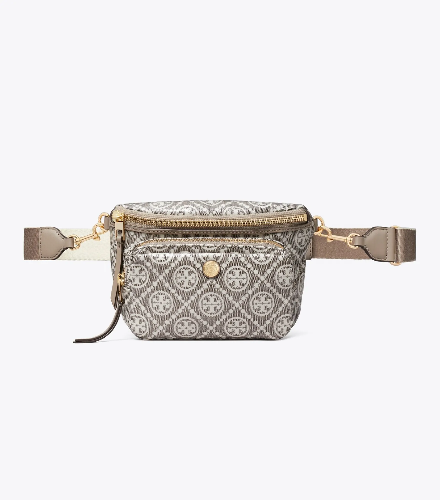 MINI-GÜRTELTASCHE AUS BESCHICHTETEM JACQUARD MIT T-MONOGRAMM