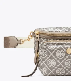 MINI-GÜRTELTASCHE AUS BESCHICHTETEM JACQUARD MIT T-MONOGRAMM